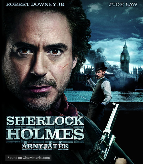 Sherlock Holmes: A Game of Shadows - Hungarian Movie Cover