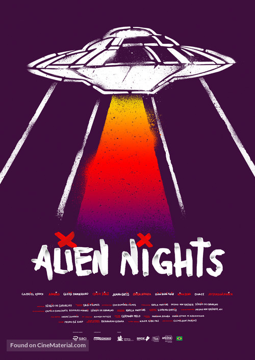 Noites Alien&iacute;genas - International Movie Poster