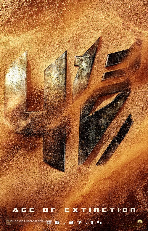Transformers: Age of Extinction - Teaser movie poster