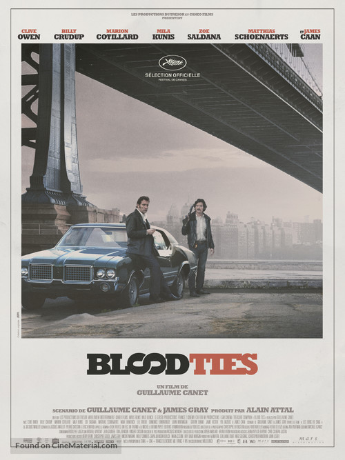 Blood Ties - French Movie Poster