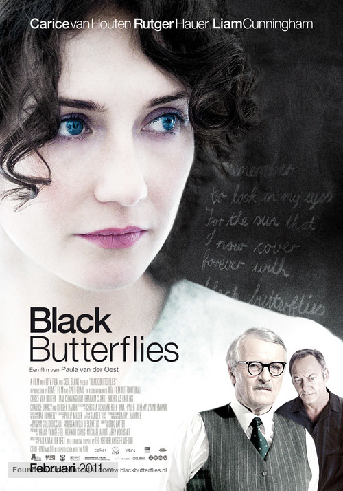 Black Butterflies - Dutch Movie Poster