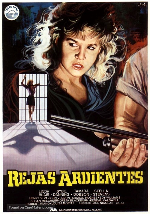 Chained Heat - Spanish Movie Poster