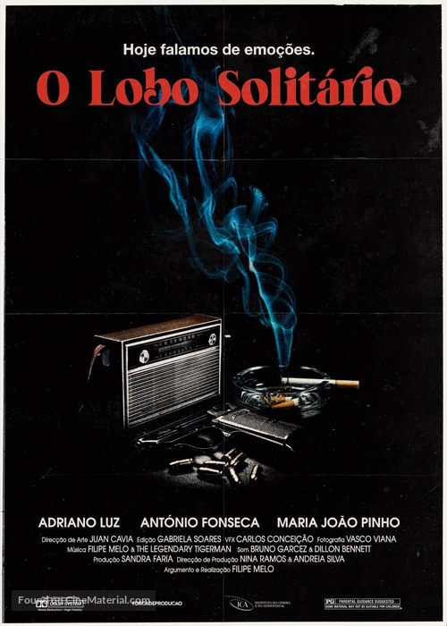 O Lobo Solit&aacute;rio - Portuguese Movie Poster