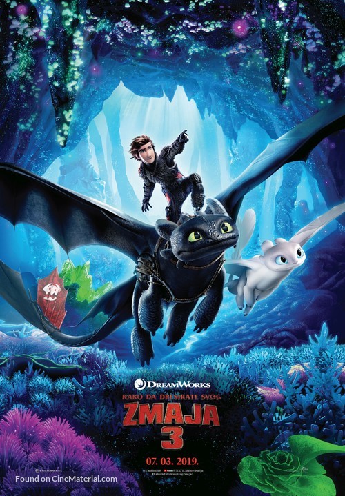 How to Train Your Dragon: The Hidden World - Bosnian Movie Poster