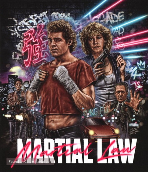 Martial Law - Australian Blu-Ray movie cover