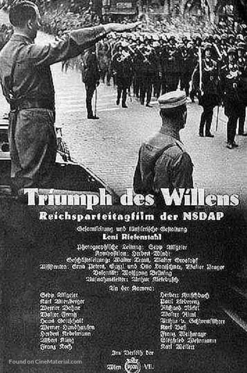 Triumph des Willens - German Movie Poster