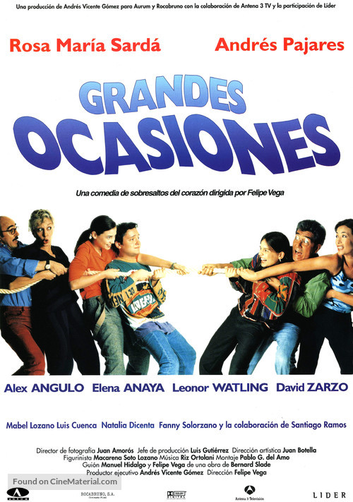 Grandes ocasiones - Spanish Movie Poster