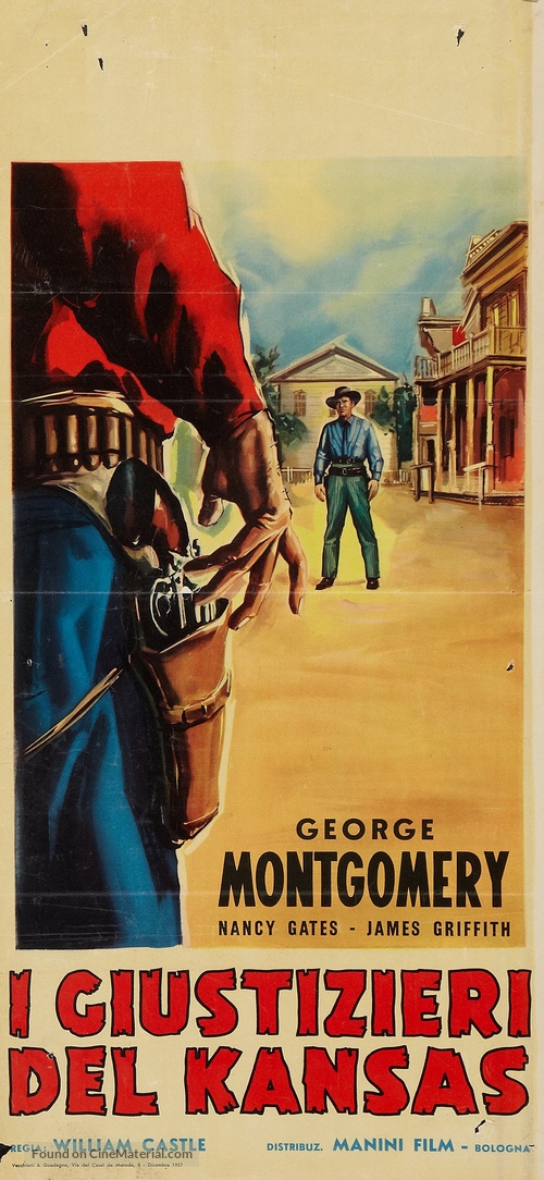 Masterson of Kansas - Italian Movie Poster