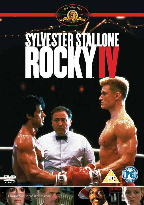 Rocky IV (1985) British dvd movie cover