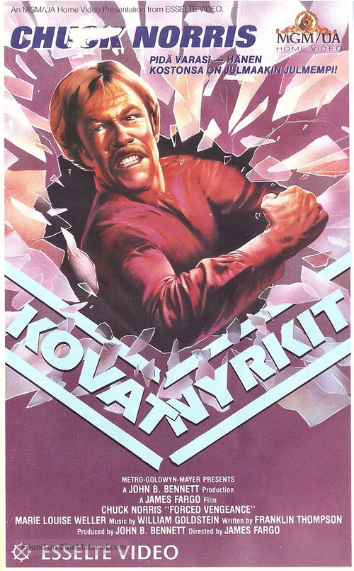 Forced Vengeance - Finnish VHS movie cover