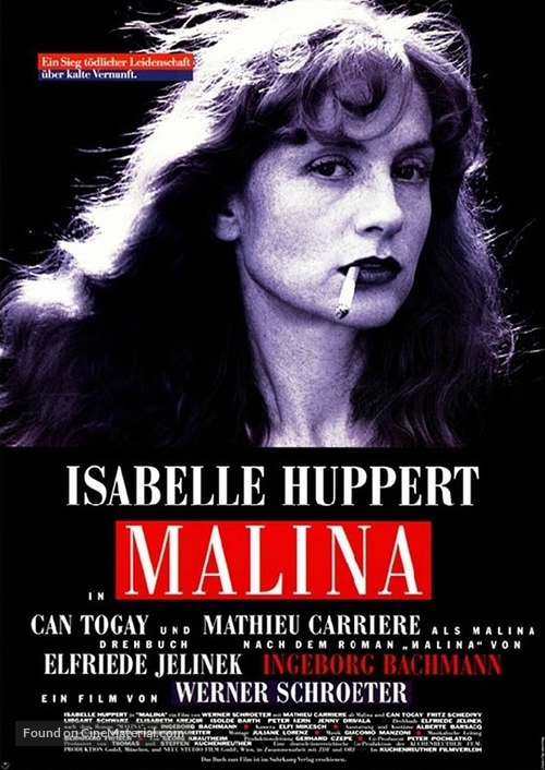 Malina - German Movie Poster