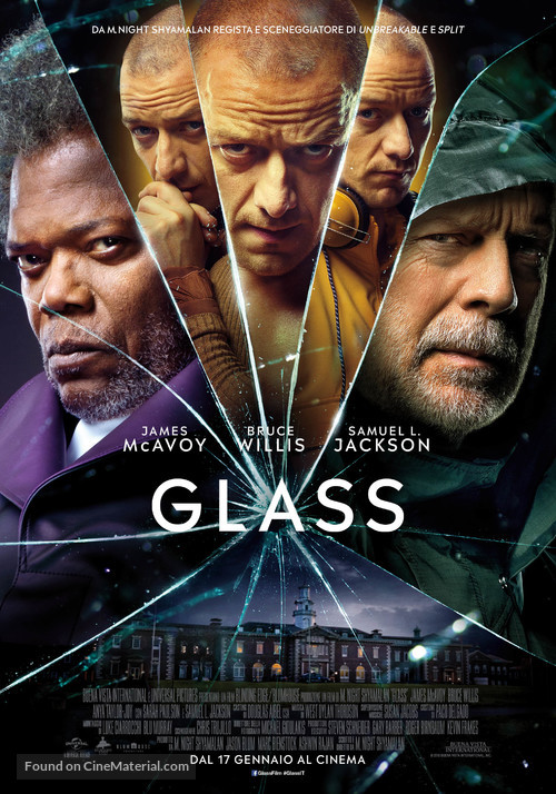 Glass - Italian Movie Poster