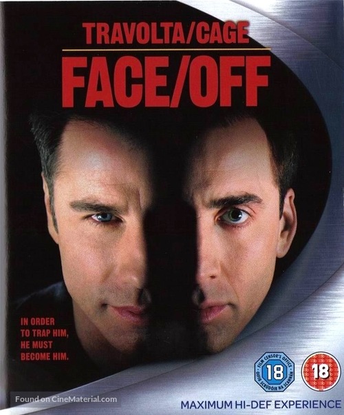 Face/Off - British Blu-Ray movie cover