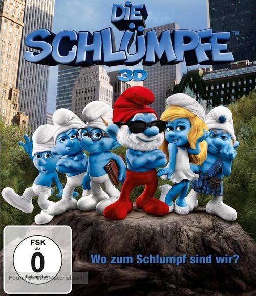 The Smurfs - German Blu-Ray movie cover