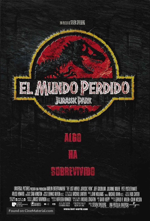 The Lost World: Jurassic Park - Spanish Movie Poster