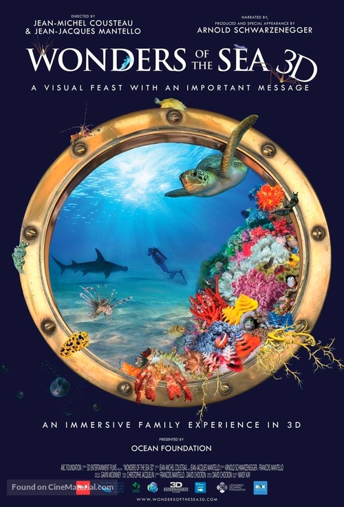 Wonders of the Sea 3D - British Movie Poster