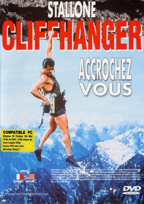 Cliffhanger - French DVD movie cover