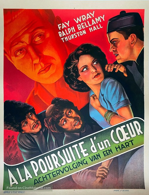 Roaming Lady - Belgian Movie Poster