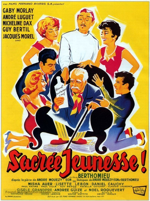 Sacr&eacute;e jeunesse - French Movie Poster