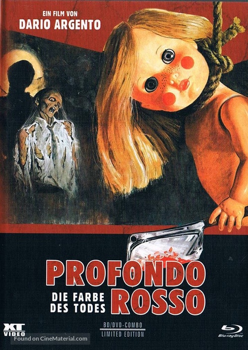 Profondo rosso - Austrian Blu-Ray movie cover