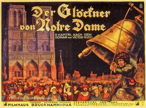 The Hunchback of Notre Dame - German Movie Poster