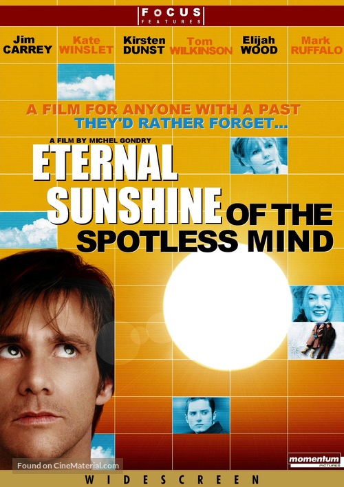 Eternal Sunshine of the Spotless Mind - DVD movie cover