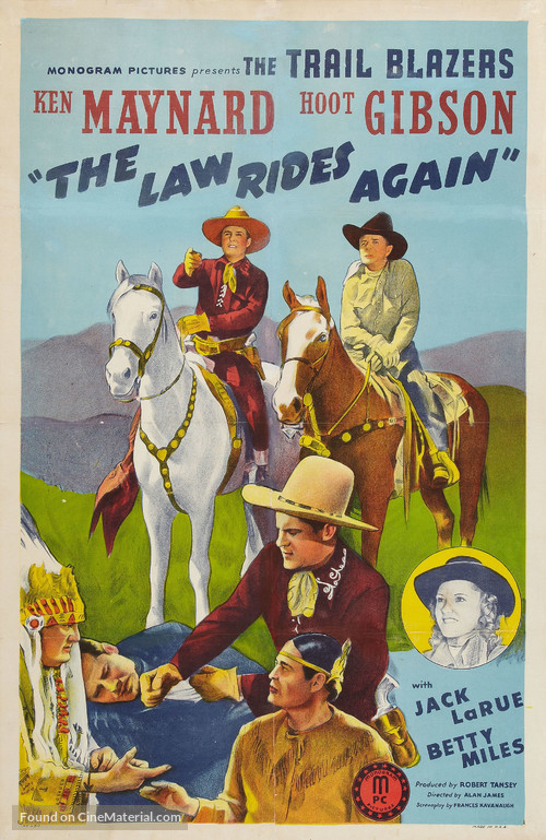 The Law Rides Again - Movie Poster