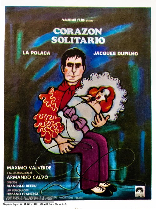 Coraz&oacute;n solitario - Spanish Movie Poster