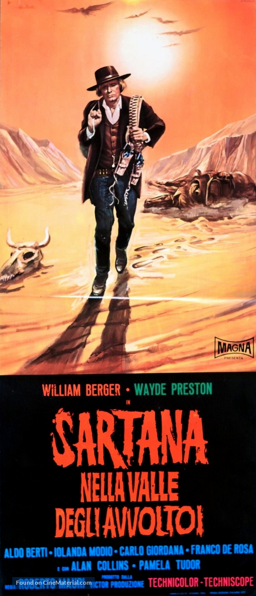 Sartana nella valle degli avvoltoi - Italian Movie Poster