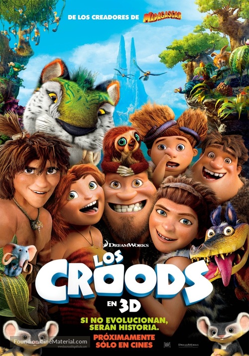 The Croods - Argentinian Movie Poster