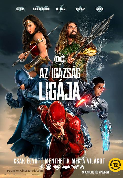 Justice League - Hungarian Movie Poster