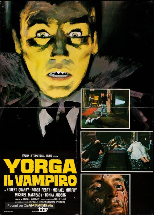 Count Yorga, Vampire - Italian Movie Poster