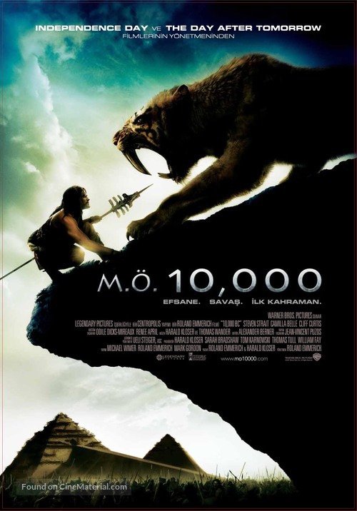 10,000 BC - Turkish Movie Poster
