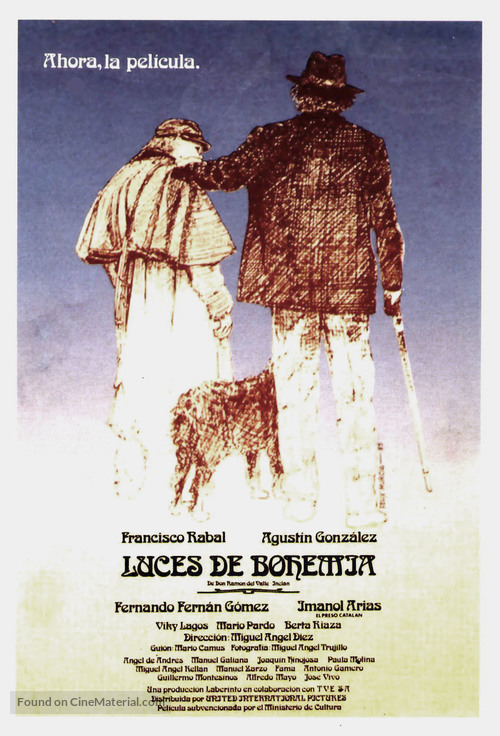 Luces de bohemia - Spanish Movie Poster