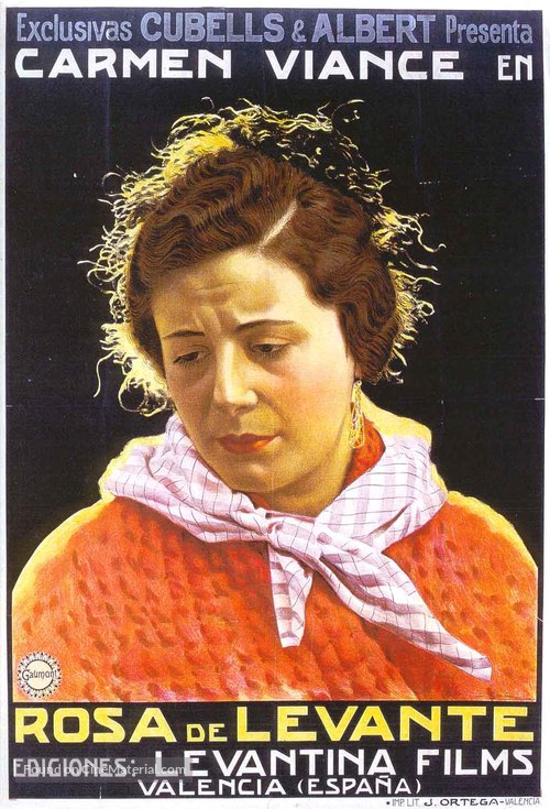 Rosa de Levante - Spanish Movie Poster