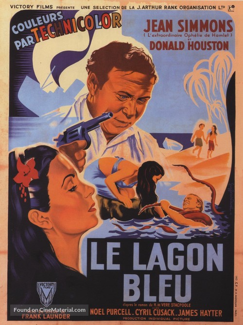 The Blue Lagoon - French Movie Poster