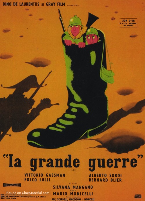 Grande guerra, La - French Movie Poster