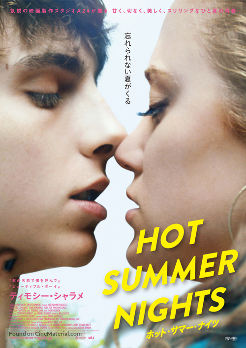 Hot Summer Nights - Japanese Movie Poster