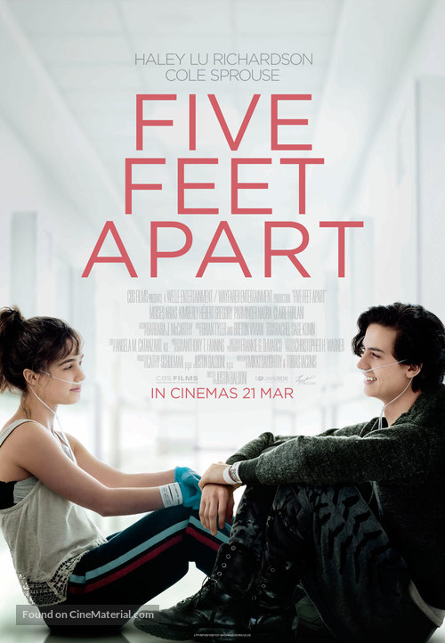 Five Feet Apart - Malaysian Movie Poster