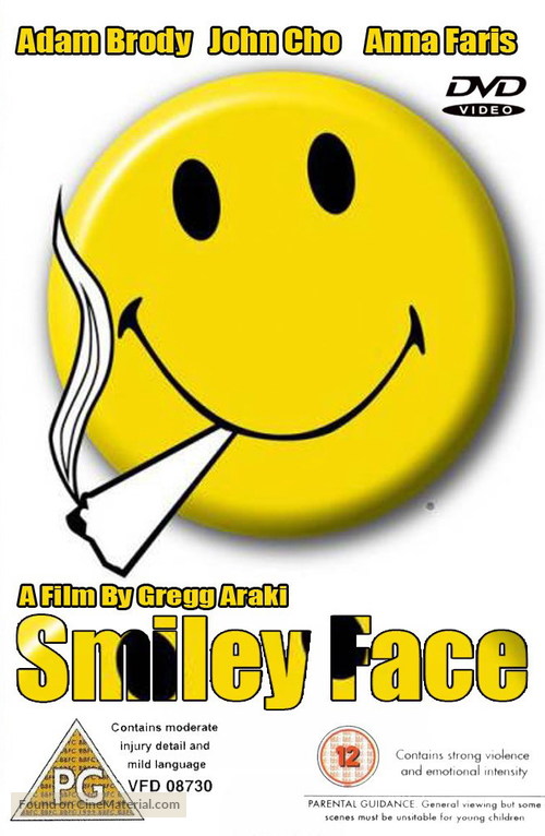 Smiley Face - British DVD movie cover