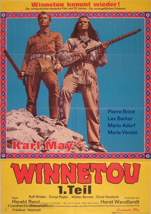 Winnetou - 1. Teil - German Movie Poster