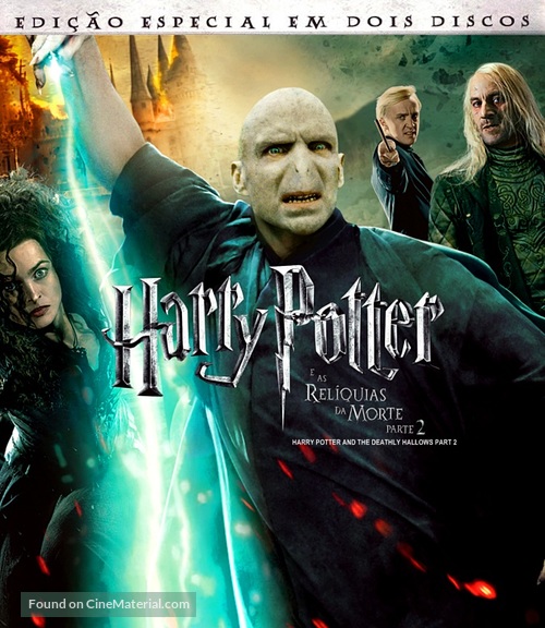 Harry Potter and the Deathly Hallows: Part II - Brazilian Blu-Ray movie cover