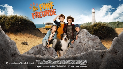 F&uuml;nf Freunde - German poster