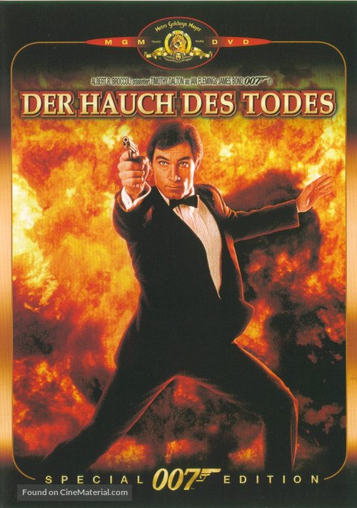 The Living Daylights - German DVD movie cover