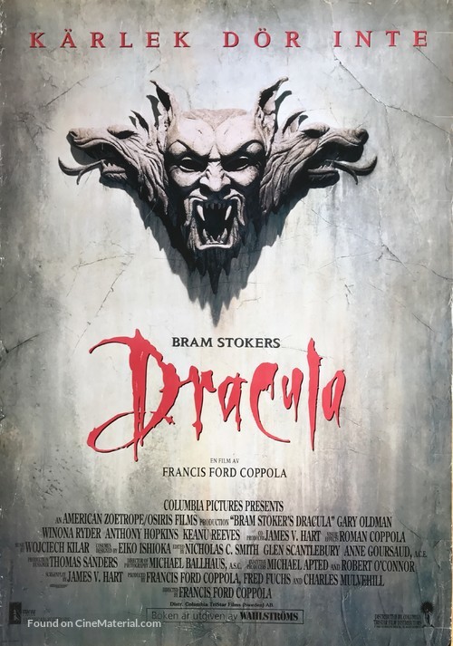 Dracula - Swedish Movie Poster