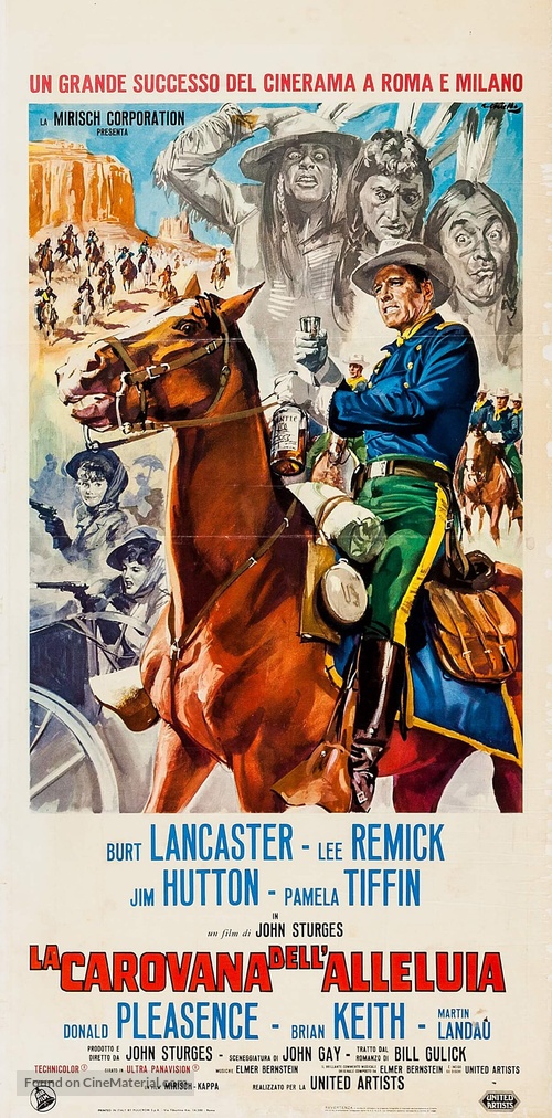 The Hallelujah Trail - Italian Movie Poster