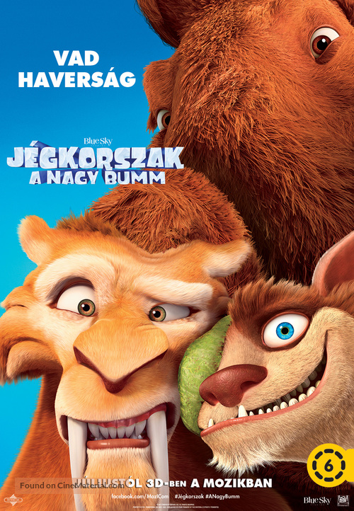 Ice Age: Collision Course - Hungarian Movie Poster