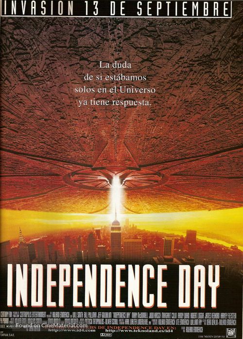 Independence Day - Spanish Movie Poster