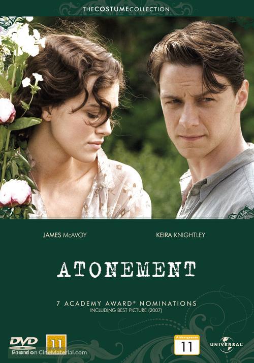 Atonement - Danish DVD movie cover