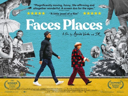 Visages, villages - British Movie Poster